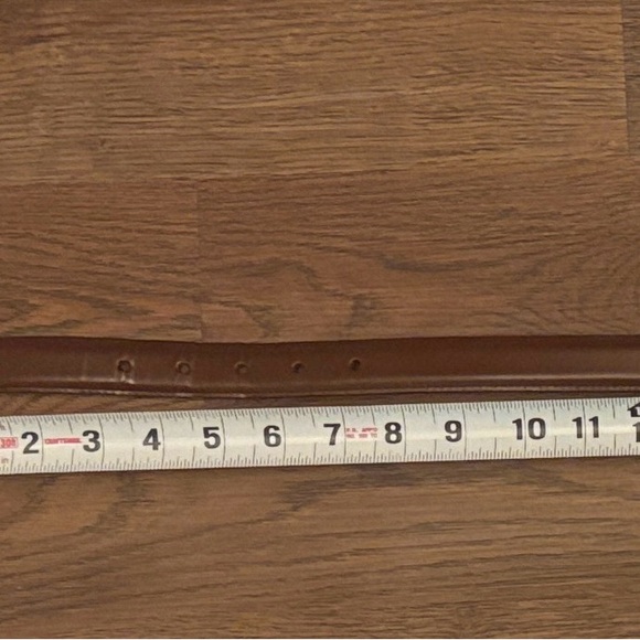 Coach Tan Leather Belt with Gold Buckle - Picture 9 of 9
